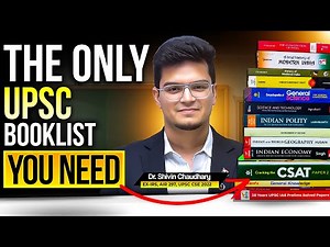 *Ultimate* Booklist & Resources for UPSC CSE | Dr. Shivin Chaudhary (AIR 297, UPSC CSE 2022)