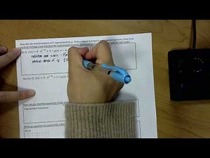 6.4A Transformations of Exponential & Logarithmic Functions (AS)