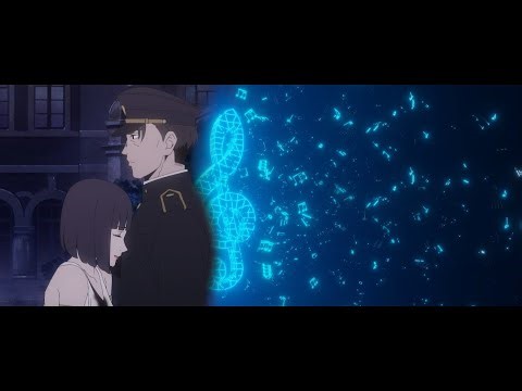 MARS RED Misaki & Maeda. Only music. Sequence from episode 1. (MARS RED THEME Largo) + epilogue