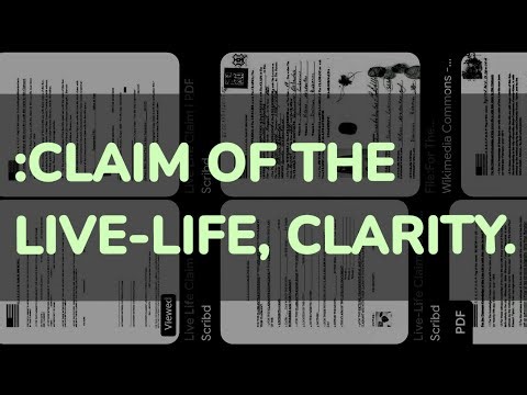 :CLAIM OF THE LIVE-LIFE, CLARITY, ‪@wise2strawman‬.