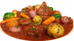 Savory Beef Stew Recipe With Mushroom & Port Wine