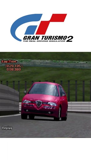 Gran Turismo 2 Alfa Romeo 156! #retrogaming #playstation #granturismo2
