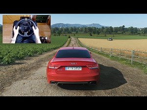 Forza Horizon 4 - AUDI RS5 COUPE - Test Drive with THRUSTMASTER TX + TH8A - 1080p60FPS