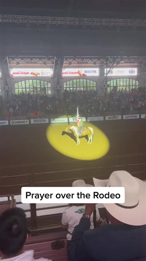 An awesome prayer over the Rodeo in Cowtown Fort Worth Texas. #cowtown #fortworth #fortworthtexas #forthwortht× #cowboy #cowboys #bullriding #barrelracer #roping #Jesus #jesuslovesyou