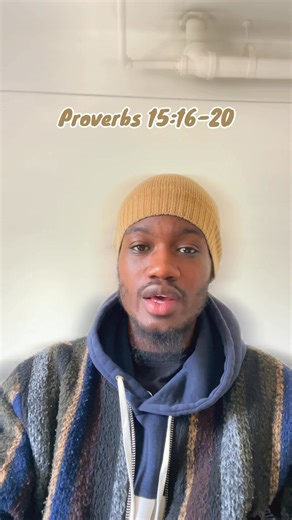 Proverbs 15:16-20 #proverbs #wisdom #reels #men #women | Christ AboveAll | Facebook
