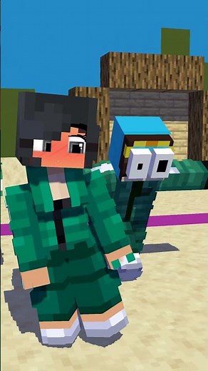 when aphmau enters red light green light #minecraft #matthewcraft #memes