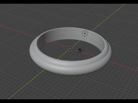 Tinkercad vs Blender - Making a Simple Ring - Video 1