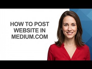 How to Post Website In Medium.com - AshleyHowTo