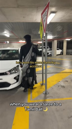 Saree Fashion at Tamil Ball: A Comedy Moment