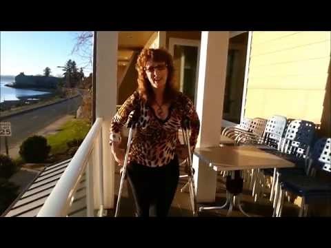 Day after my Endoscopic Gastroc Soleus Recession Surgery