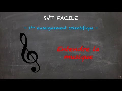 SVT FACILE - 1ère ens. sci. - Entendre la musique