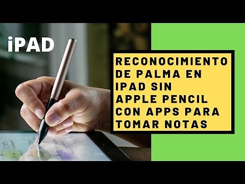 Detección de palma de iPad - Notability, Noteshelf 2, Goodnotes 5 y OneNote