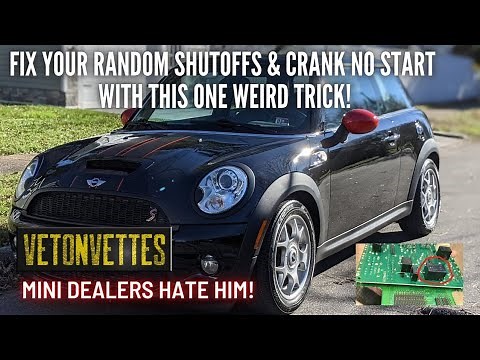 SOLVED! MINI COOPER RANDOM STALLS AND CRANK NO STARTS. SAVE HUNDREDS AND FIX FOR $5.