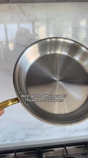 If I could only buy one non toxic pan—it would be Made In Stainless Clad. 3rd party tested to be free from gut-disrupting forever chemicals and made to last forever. | Made In Cookware