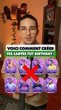 Voici comment créer tes cartes fut birthday étape par étape ! 🧬👌 #fc26 #ultimateteam #futbirthday