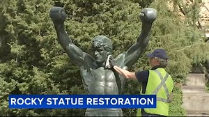 Philadelphia's Rocky statue undergoing restoration for several days
