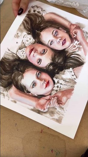 Watercolor Portrait Painting | Easy Step by Step Tutorial