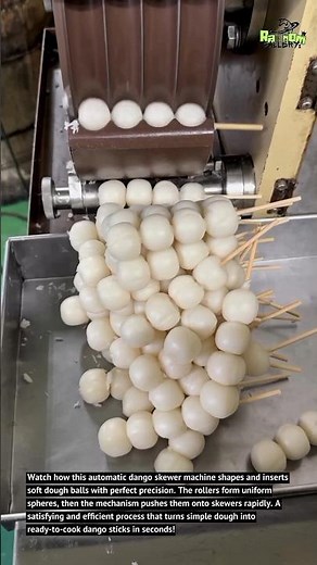 Amazing Dango Skewer Machine | Perfect Balls in Seconds! 🍡