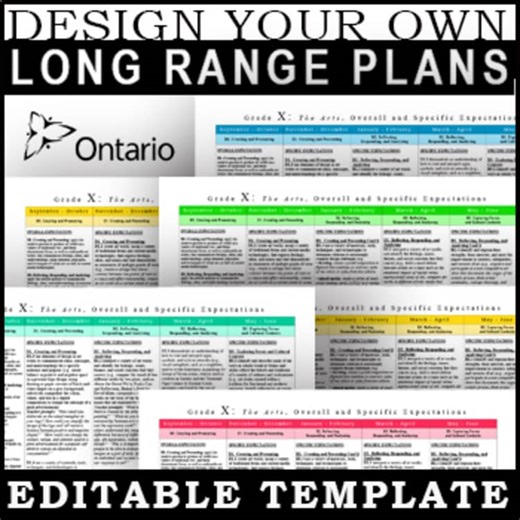 2025 EDITABLE Teacher Long Range Plans "TEMPLATE" Single and Split Grade!