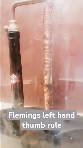 Flemings left hand thumb rule | Magnetic Force Explained 🧲✋"