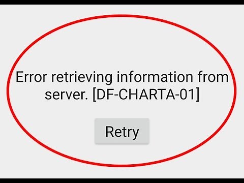 How to fix Error retrieving information from server[DF-CHARTA-01]