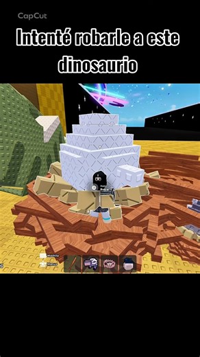 intenté robarle a este dinosaurio en roba un huevo.#viral #roblox #robaunhuevo