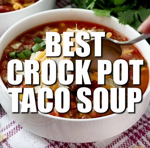 13K views · 630 reactions | Crock Pot Taco Soup combines ground beef, ranch seasoning, taco seasoning, Rotel, corn, diced tomatoes topped with sour cream and cheese! RECIPE HERE: https://www.thecountrycook.net/crock-pot-taco-soup/ | The Country Cook | Facebook