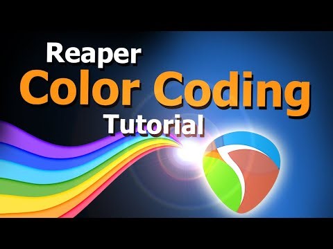 Color Coding In Reaper - Quick Tutorial