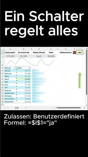 Dieser Excel-Schalter schützt deine Daten sofort