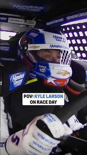 Ride with Kyle Larson during "The Double" 😎