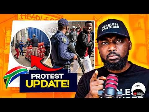 Police Stop South Africa Protestors from Looting. Things are getting Worse
