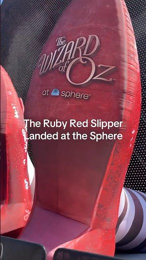 There’s no place like Sphere!See iconic ruby red slipper up close at Sphere Las Vegas