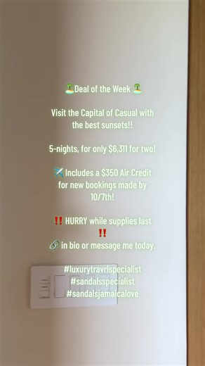 Call to book 1-855-5898697 1-855-LUX-VOWS #CouplesVacation #lastminutedealsgetaways #luxurytravelspecialist