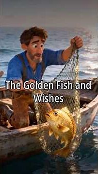 The golden fish and wishes #fishes #golden #animation #morallesson #bachonkikahani #shorts