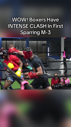 Intense Boxing Clash In First Sparring M-3