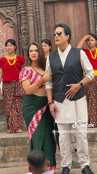 shoot time#nepalimovie #rajeshhamal | Movie TikTok