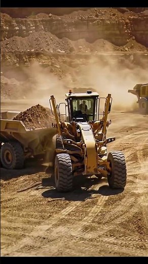 Earth-Moving Machines Working at Full Power 🚧💪