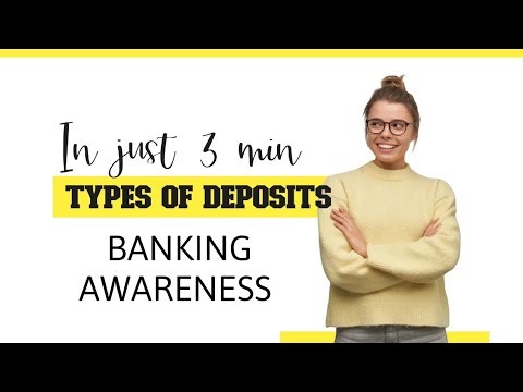 Types of Deposits | Banking awareness |