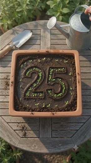🌱 Advance Plant Timelapse Video 25 | Growing Number 25 from Seeds 🌿