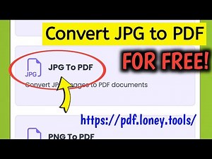 convert JPG to PDF | How to convert JPG to PDF Online | jpg to pdf converter tool pdf.loney.tools