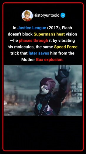 Flash's Secret Speed Force Power You Missed in Justice League #speedforce #superman