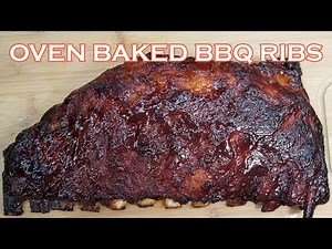 OVEN BAKED BBQ RIBS | FALL OFF THE BONE