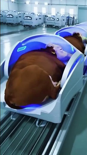 Scary or Genius? Inside the Futuristic Cow Processing Plant! ⚡😱