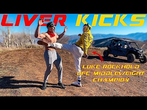 LIVER KICKED by UFC Champion Luke Rockhold *CRIPPLING PAIN* | Bodybuilder VS Pro MMA Fighter