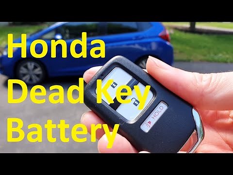 Honda Start Car With Dead Smart Key Battery | Honda Fit Quick Tips #3