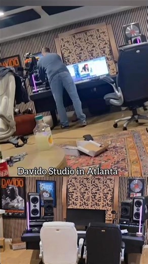 Davido Studio in Atlanta united state of America