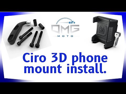 Ciro 3D phone mount & perch mount install
