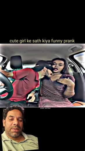 beautiful love couple in car and full enjoy funny moment #love #crazily #crazily #husbandwife #gues