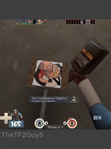 pyro didn't like the sign #teamfortress2memes #teamfortress2 #tf2 #gaming #shortvideo #tiktokgaming