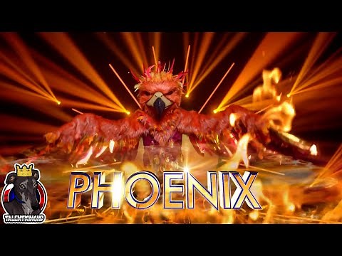 The Masked Singer 2023 Phoenix Full Performance Time Machine Week S4E03